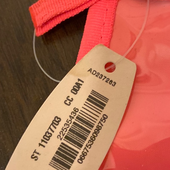 NEW VINTAGE Y2K VICTORIA’S SECRET HOT PINK STRIPED ORGANIZER MAKEUP BAG TRAVEL - Picture 6 of 7